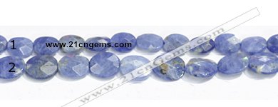 CSO24 6*8mm & 8*10mm A grade faceted oval sodalite beads
