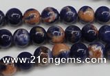 CSO261 15.5 inche 6mm round red sodalite gemstone beads wholesale