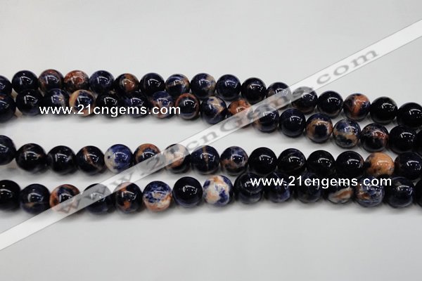 CSO264 15.5 inche 12mm round red sodalite gemstone beads wholesale