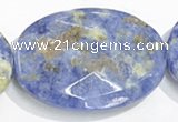 CSO29 15.5 inches faceted oval A grade 22*30mm sodalite beads