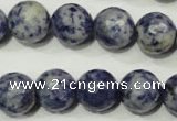 CSO306 15.5 inches 16mm faceted round Brazilian sodalite beads