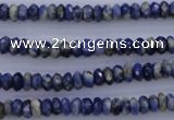 CSO31 15.5 inches 3*6mm faceted rondelle sodalite gemstone beads