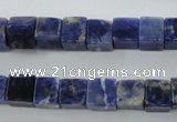 CSO351 15.5 inches 8*8mm cube natural sodalite gemstone beads