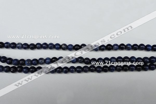 CSO401 15.5 inches 6mm round dyed sodalite gemstone beads
