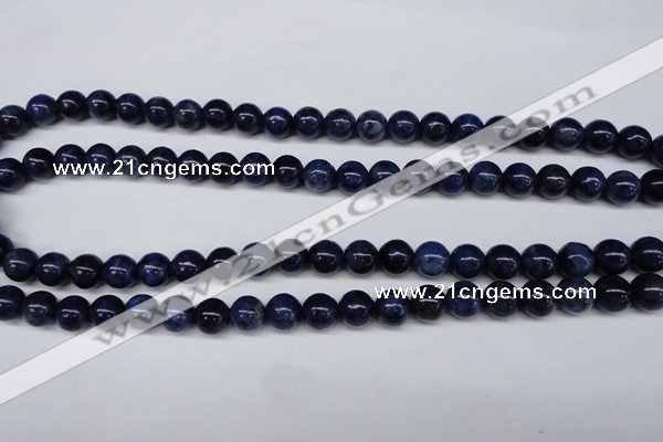 CSO402 15.5 inches 8mm round dyed sodalite gemstone beads