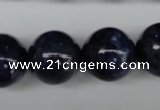 CSO408 15.5 inches 20mm round dyed sodalite gemstone beads