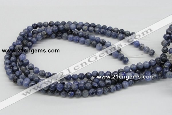 CSO41 15.5 inches 8mm round sodalite gemstone beads wholesale