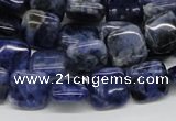 CSO43 15.5 inches 12*12mm square sodalite gemstone beads wholesale