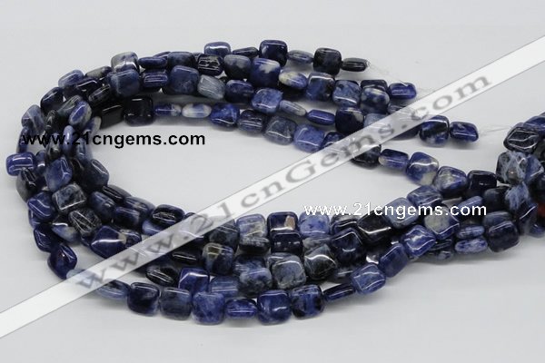 CSO43 15.5 inches 12*12mm square sodalite gemstone beads wholesale