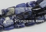 CSO45 15.5 inches 8*12mm rectangle sodalite gemstone beads wholesale