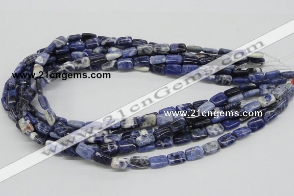 CSO45 15.5 inches 8*12mm rectangle sodalite gemstone beads wholesale