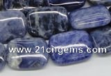 CSO46 15.5 inches 15*20mm rectangle sodalite beads wholesale