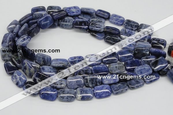 CSO46 15.5 inches 15*20mm rectangle sodalite beads wholesale