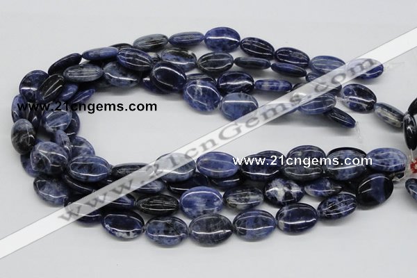 CSO48 15.5 inches 15*20mm oval sodalite gemstone beads wholesale