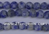 CSO531 15.5 inches 6mm round matte African sodalite beads wholesale