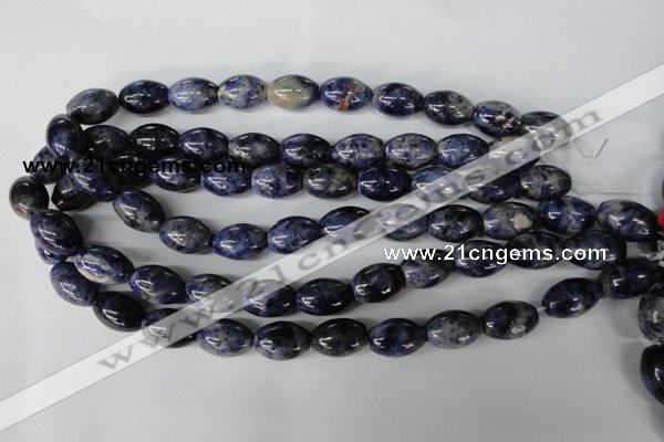 CSO54 15.5 inches 13*18mm rice sodalite gemstone beads