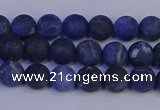 CSO541 15.5 inches 6mm round matte sodalite beads wholesale