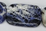 CSO58 15.5 inches 35*45mm rectangle sodalite gemstone beads