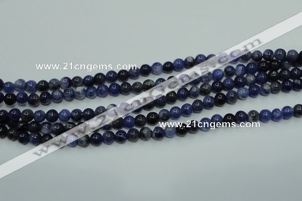 CSO60 15.5 inches 4mm round sodalite gemstone beads wholesale