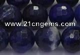 CSO605 15.5 inches 14mm faceted round sodalite gemstone beads