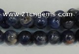 CSO61 15.5 inches 6mm round sodalite gemstone beads wholesale