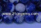 CSO624 15.5 inches 12mm faceted round AB grade sodalite beads