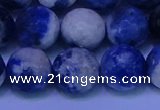 CSO625 15.5 inches 14mm faceted round AB grade sodalite beads