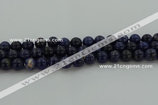 CSO635 15.5 inches 12mm round sodalite gemstone beads wholesale