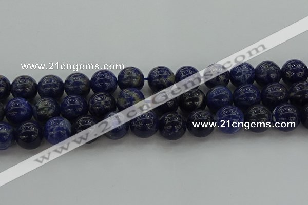 CSO636 15.5 inches 14mm round sodalite gemstone beads wholesale