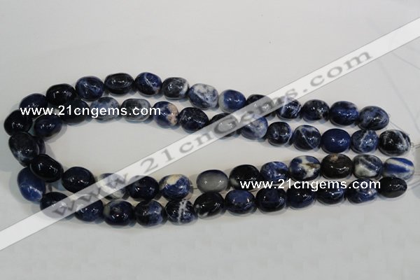 CSO64 15.5 inches 11*15mm nuggets sodalite gemstone beads wholesale