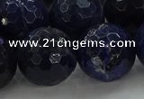 CSO648 15.5 inches 18mm faceted round sodalite gemstone beads