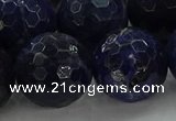 CSO649 15.5 inches 20mm faceted round sodalite gemstone beads