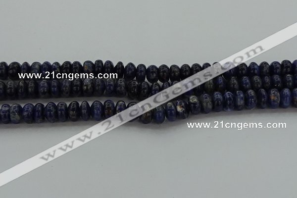 CSO653 15.5 inches 6*10mm rondelle sodalite gemstone beads