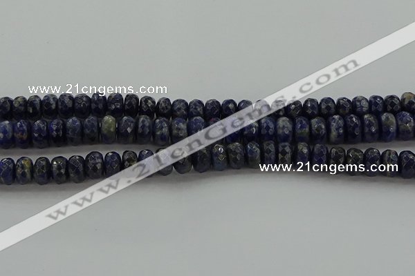 CSO663 15.5 inches 6*10mm faceted rondelle sodalite gemstone beads