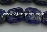 CSO689 15.5 inches 16*16mm square sodalite gemstone beads