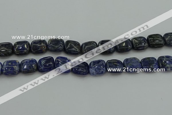 CSO689 15.5 inches 16*16mm square sodalite gemstone beads