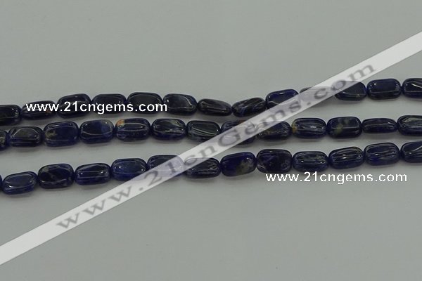 CSO695 15.5 inches 8*12mm rectangle sodalite gemstone beads