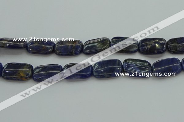 CSO700 15.5 inches 18*25mm rectangle sodalite gemstone beads