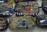 CSO793 15.5 inches 18*25mm rectangle orange sodalite beads