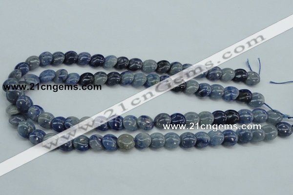 CSO80 15.5 inches 12mm flat round sodalite gemstone beads wholesale