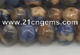 CSO831 15.5 inches 6mm round orange sodalite beads wholesale