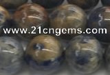 CSO834 15.5 inches 12mm round orange sodalite beads wholesale