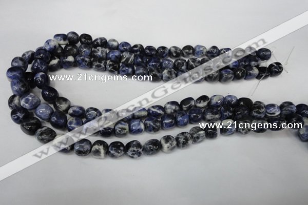 CSO86 15.5 inches 10*12mm nuggets sodalite gemstone beads