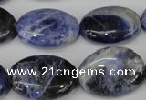 CSO92 15.5 inches 18*25mm oval sodalite gemstone beads