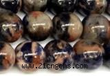 CSO921 15 inches 8mm round orange sodalite beads