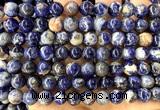 CSO958 15 inches 10mm round orange sodalite gemstone beads