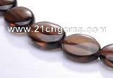 CSQ01 A grade 10*14mm oval natural smoky quartz beads Wholesale