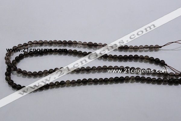 CSQ100 15.5 inches 6mm round grade AA natural smoky quartz beads