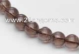 CSQ12 8mm round A grade natural smoky quartz beads Wholesale