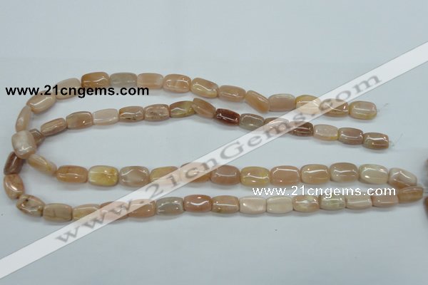 CSS210 15.5 inches 10*14mm rectangle natural sunstone beads